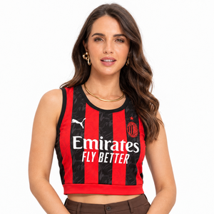 AC Milan Domicile 2025/26 · Femme · Crop Top
