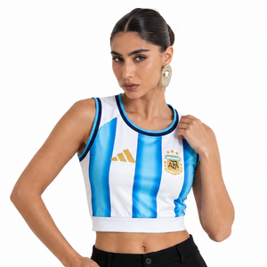 Argentine Domicile 2026/27 · Femme · Crop Top