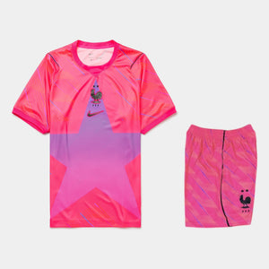 Kit Enfant France Gardien Rose 2026/27