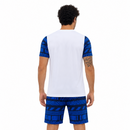 Tenue d'entraînement Olympique de Marseille 22/23 (manches courtes) – Blanc et bleu