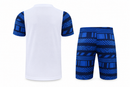 Tenue d'entraînement Olympique de Marseille 22/23 (manches courtes) – Blanc et bleu