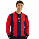 Sweat-shirt à manches longues Barcelone 25/26 Rouge et bleu