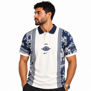 Polo PSG Dior x Nike Blanc / Bleu marine 2026/27