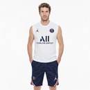 Survêtement d'avant-match PSG 22/23 blanc