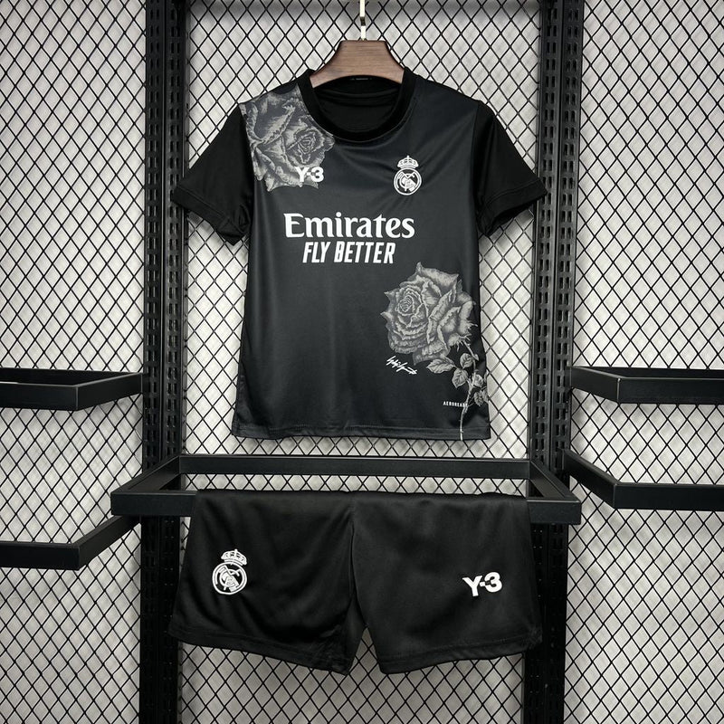 Kit Enfant Real Madrid Noire 2023/24