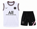 Gilet d'entraînement d'avant-match PSG 22/23 blanc