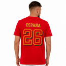 Les champions du monde espagnols de 2026/27 célèbrent en t-shirt rouge