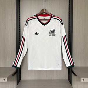 Mexique Extérieur Blanc 2026/27 · Manches Longues