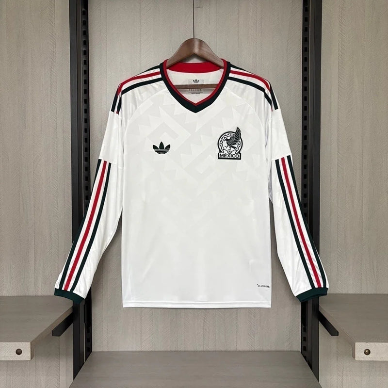 Mexique Extérieur Blanc 2026/27 Manches Longues
