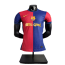 Barcelone Domicile Bleu/Rouge 24/2025 · Version Joueur
