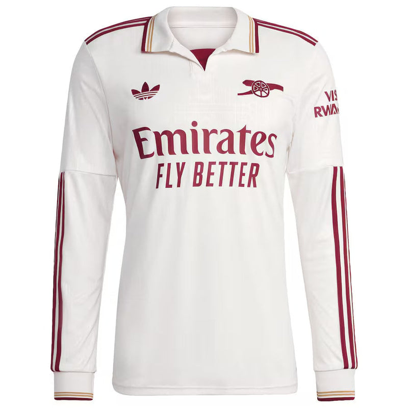 Maillot Angleterre Third Blanc 2025/26 Manches Longues