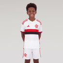 Kit Enfant Flamengo Extérieur Blanc 26/2027