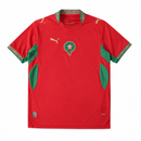 Le maillot principal du Maroc pour la Coupe du monde 2026, rouge