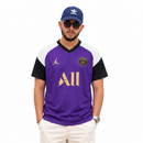 Tenue d'entraînement PSG 2021, violette,