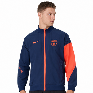 Barcelone Coupe-vent Bleu Marine et Orange 2025/26