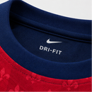 Maillot version joueur PSG version conjointe rouge et bleue 22/23