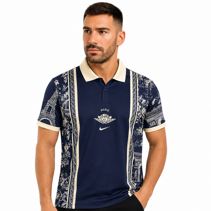 PSG Polo Dior x Nike Bleu Marine 2026/27