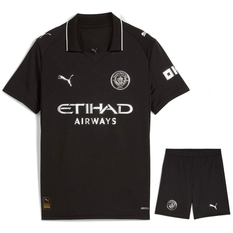 Kit Enfant Manchester City Extérieur Noire 2025/26