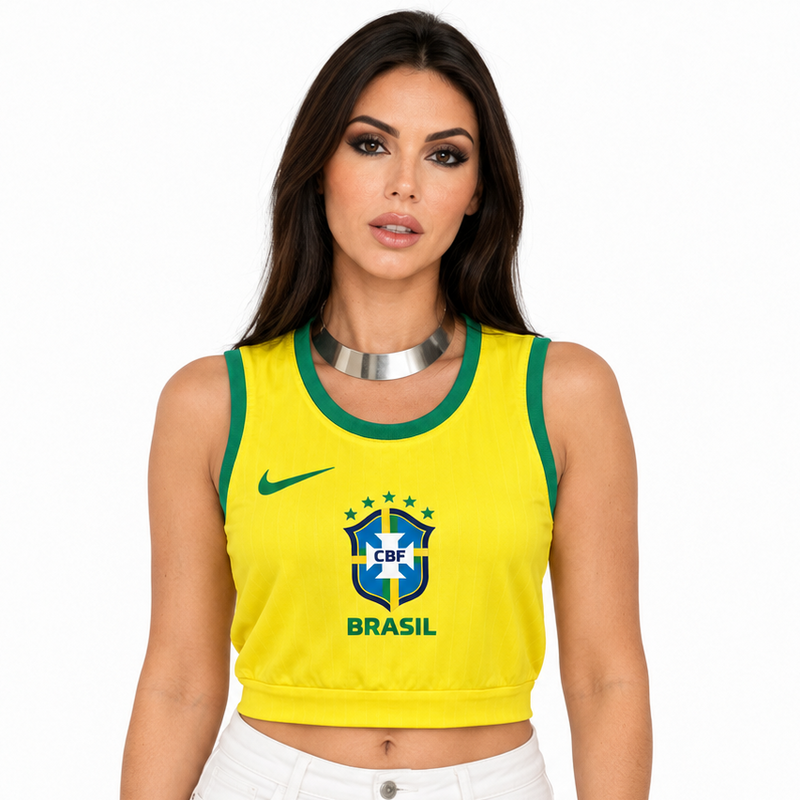 Brésil Domicile 2026/27 court (crop top)