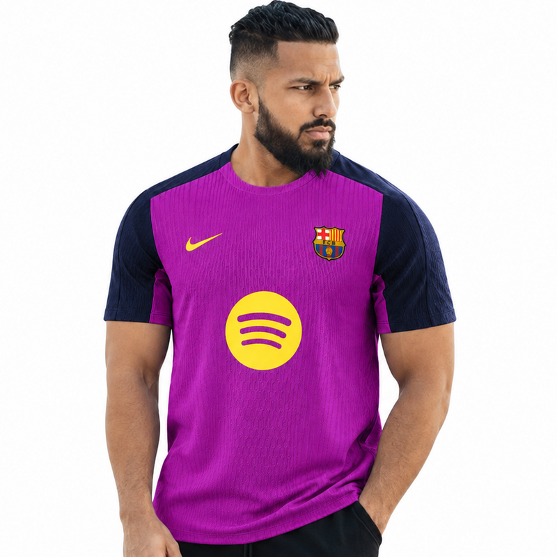 Barcelone violet d'échauffement 2025/26 Version Joueur