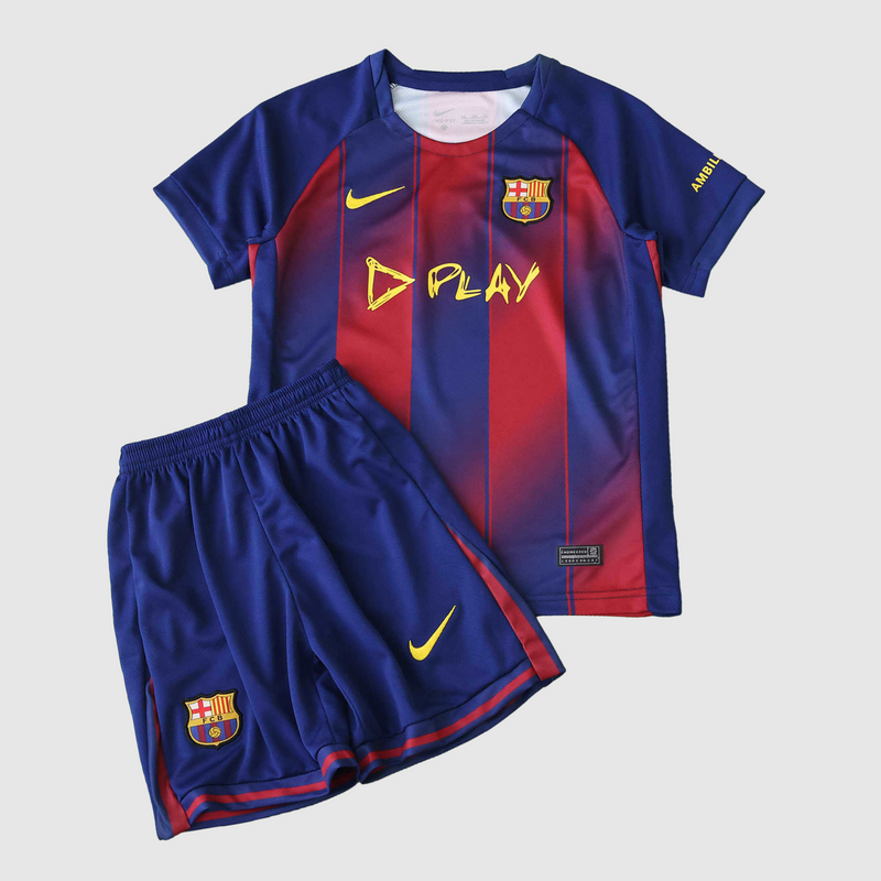 Kit Enfant Barcelone Domicile Ed Sheeran 2025/26
