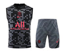 Gilet d'entraînement d'avant-match PSG 22/23 - Noir