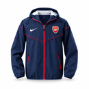 Arsenal Coupe-vent Bleu Marine 2025/26