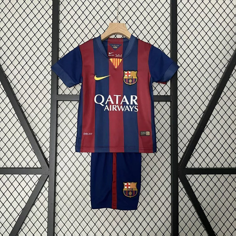 Kit Enfant Barcelone Rétro 2014/15