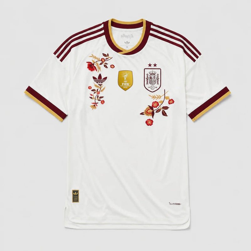 Espagne Brodé Extérieur Florale 2026/27 Version Joueur