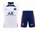 Ensemble de survêtement d'entraînement PSG 22/23 (haut sans manches) – Blanc