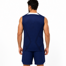 Ensemble de survêtement d'entraînement PSG 22/23 (haut sans manches) – Bleu foncé