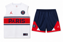 Tenue d'entraînement PSG 22/23 (haut sans manches) – blanc avec bande rouge