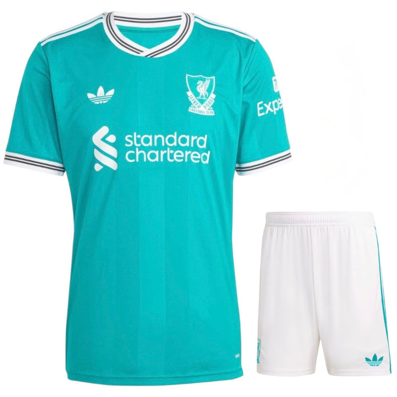 Kit Enfant Liverpool Third Vert 2025/26