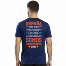 T-shirt noir commémorant la victoire de l'Espagne à la Coupe du Monde 2026-27
