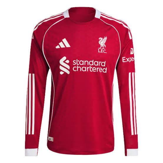 Liverpool Domicile 2025/26 Manches Longues