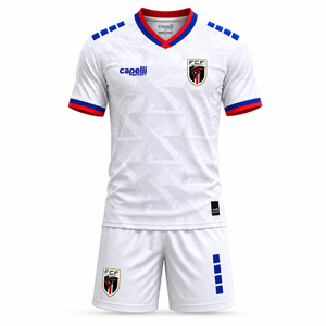 Kit Enfant Cap-Vert Extérieur Blanc/Vert 2026/27