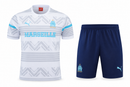 Tenue d'entraînement Olympique de Marseille 22/23 (manches courtes) – Blanc/Gris