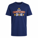 T-shirt noir commémorant la victoire de l'Espagne à la Coupe du Monde 2026-27
