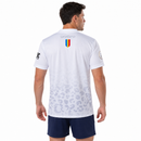 Maillot domicile blanc de l'équipe nationale de la République démocratique du Congo