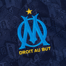 Maillot extérieur junior de l'Olympique de Marseille 2021