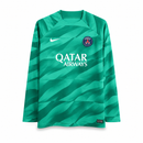Maillot de gardien de but PSG vert à manches longues 23-24