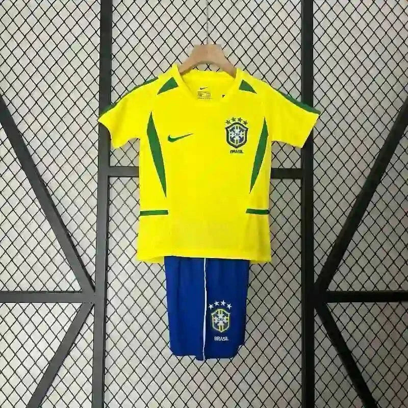 Kit Enfant Brésil Rétro Domicile Jaune 2002