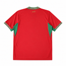 Le maillot principal du Maroc pour la Coupe du monde 2026, rouge