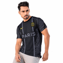 Tenue d'entraînement du PSG 2021 avec impression noire