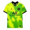 Quatrième maillot Jordan PSG 2021, vert fluorescent, tailles