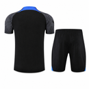 Tenue d'entraînement PSG 22/23 (manches courtes) – Noir et bleu
