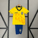 Kit Enfant Brésil Rétro Domicile Jaune 1994