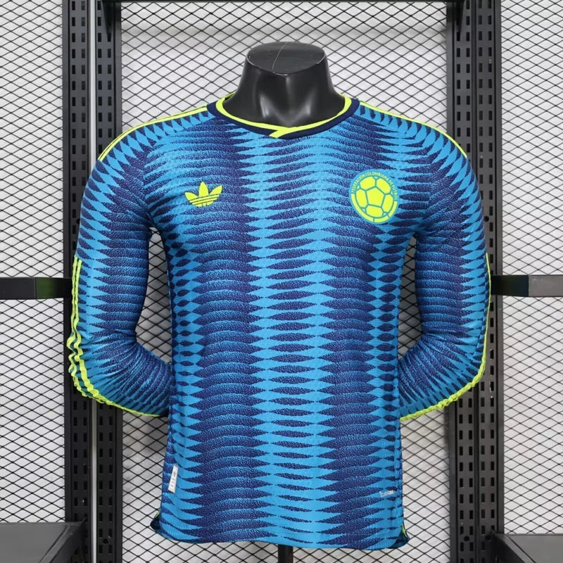 Colombie Extérieur Bleu 2026/27 Manches Longues Version Joueur