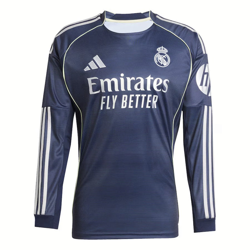 Real Madrid Extérieur 2025/26 Manches Longues