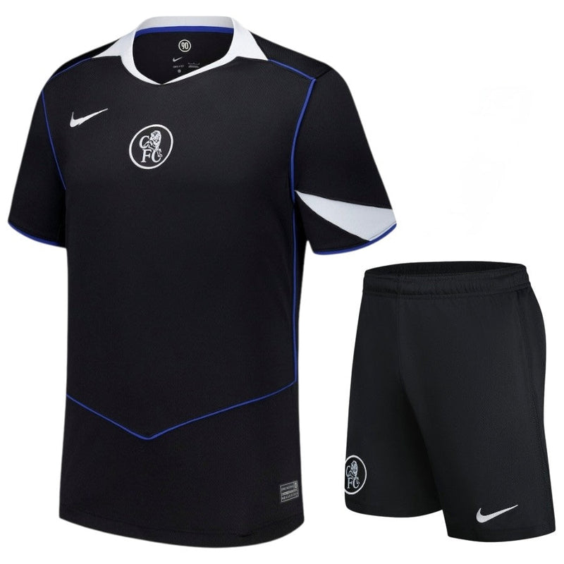 Kit Enfant Chelsea Third Noire 2025/26